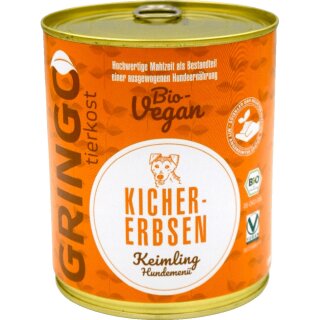 Gringo Hundeergänzungsnahrung BIO Kichererbsen-Keimling 400g