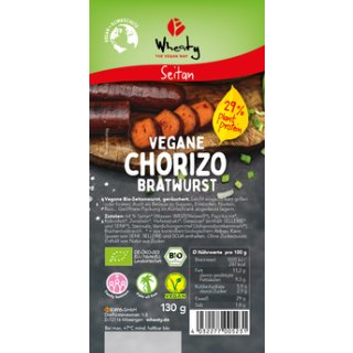 Wheaty Bio Chorizo Bratwurst* 150g