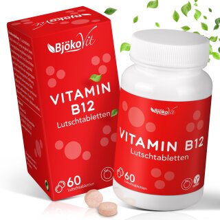 BjökoVit Vitamin B 12 Lutschtabletten 500 µg Orange 60 Stück