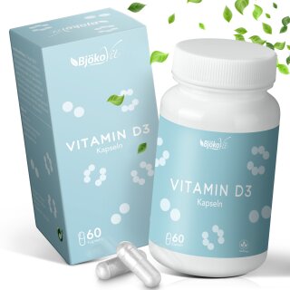 BjökoVit Vitamin D3 50 µg(2000 I.E.. Kapseln 60 Stück
