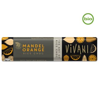 Vivani Bio Mandel Orange Schokoriegel 35g