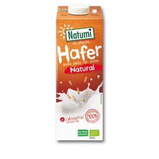 Natumi Bio Haferdrink Natural 8 x 1 Liter