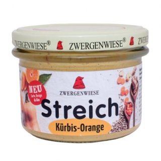 Zwergenwiese Bio Kürbis Orange Streich 180g